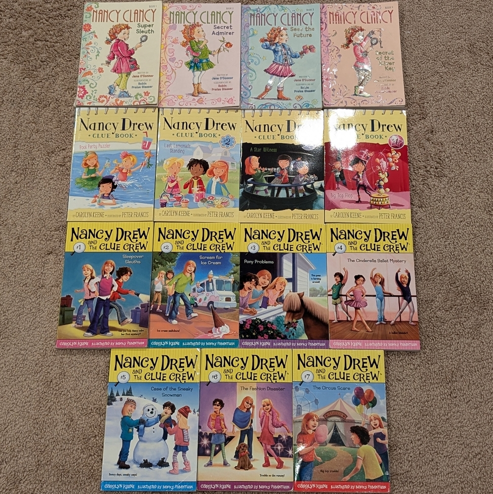 Nancy Drew and Nancy Clancy Books